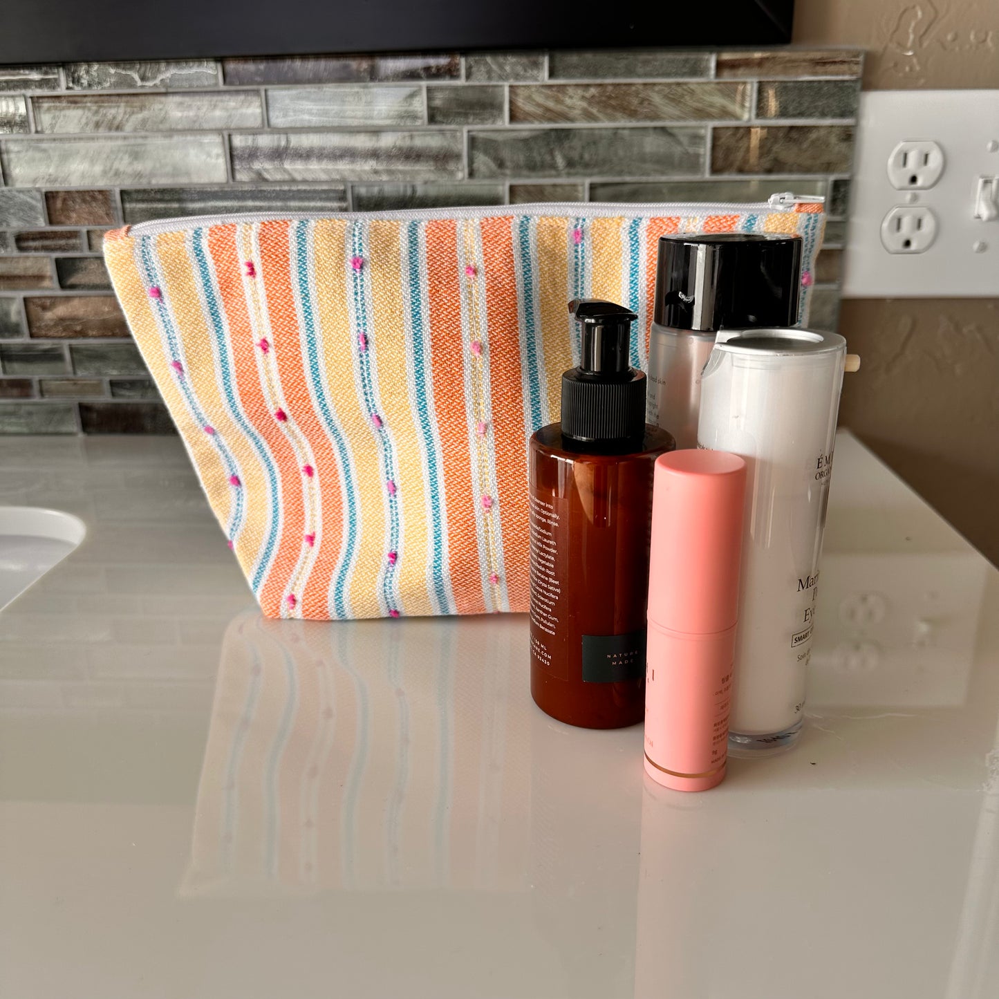 Sunset Zipper Bags