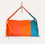 Folly Orange & Blue Striped Bag