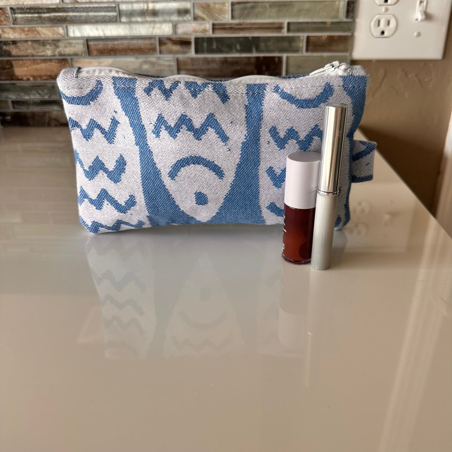 Blue Fish Zipper Bags