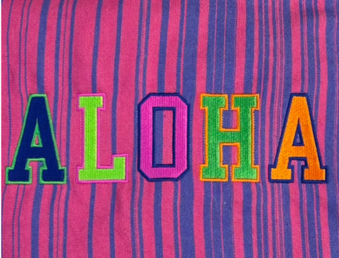 Beachable 3 in 1 Embroidered Turkish Cotton Tote