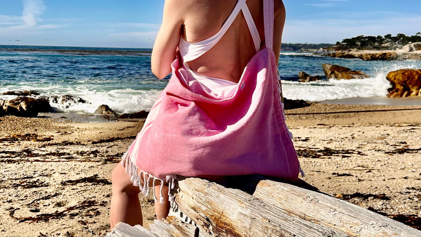 Beachable 3 in 1 Signature Solid Turkish Cotton Tote