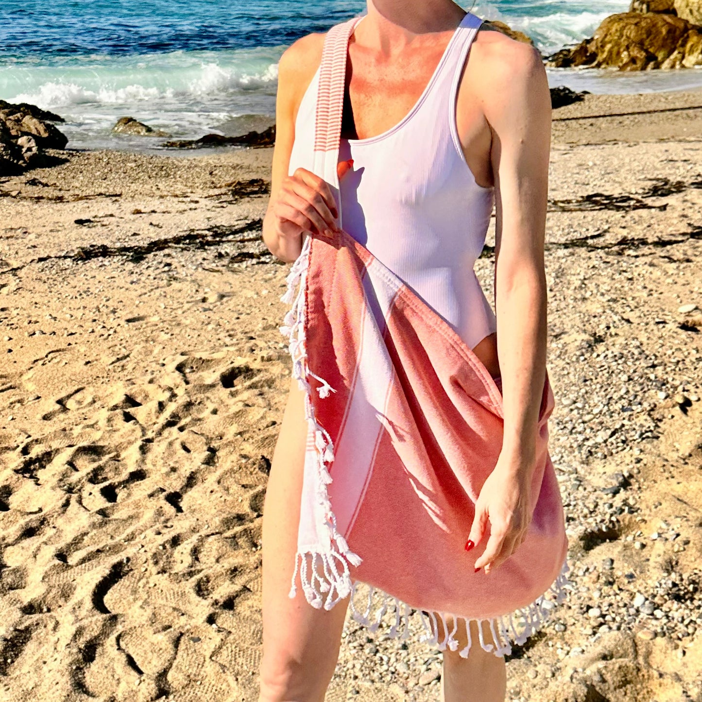 Beachable 3 in 1 Signature Solid Turkish Cotton Tote