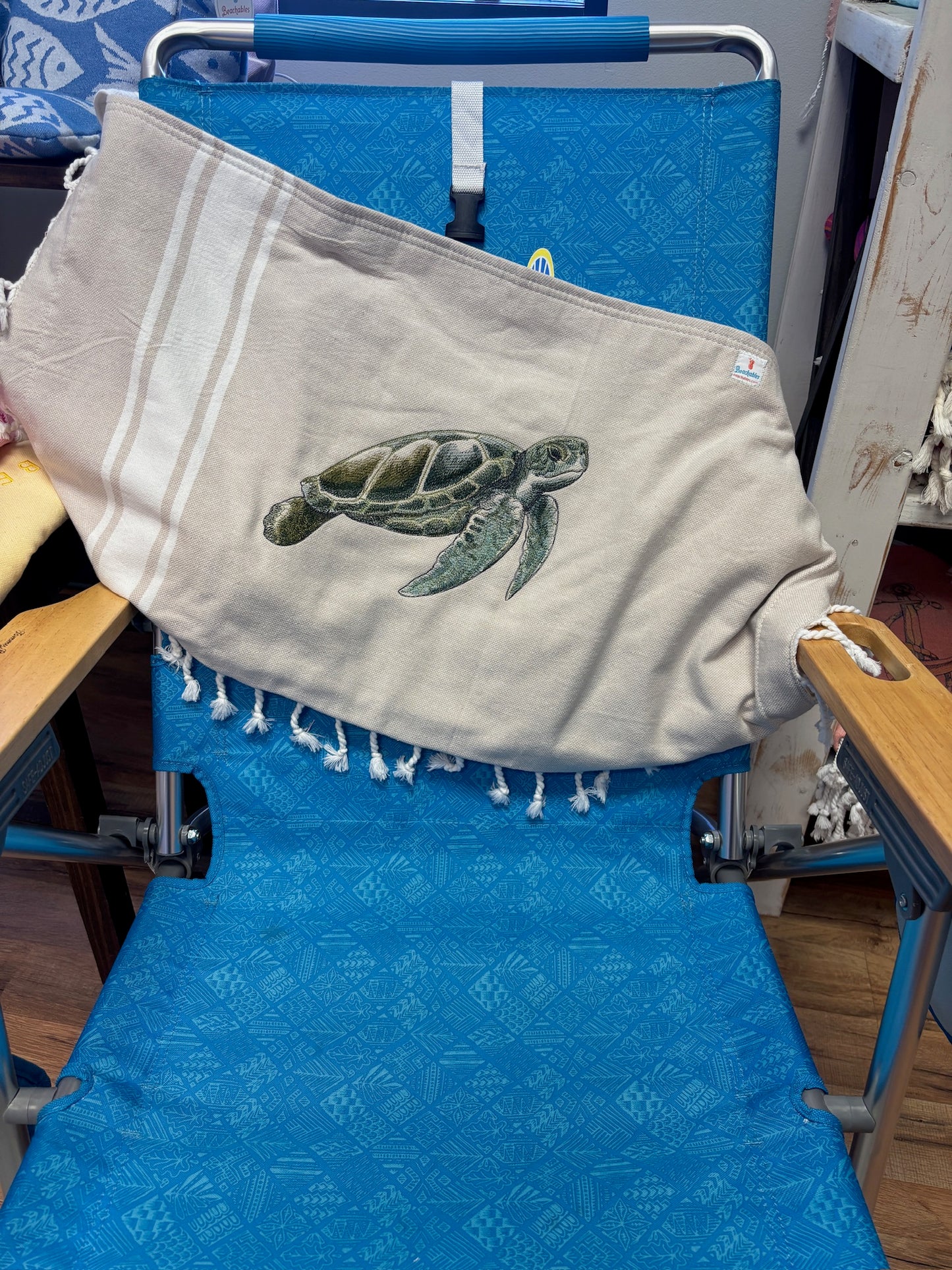 Beachable 3 in 1 Embroidered Beach Bag