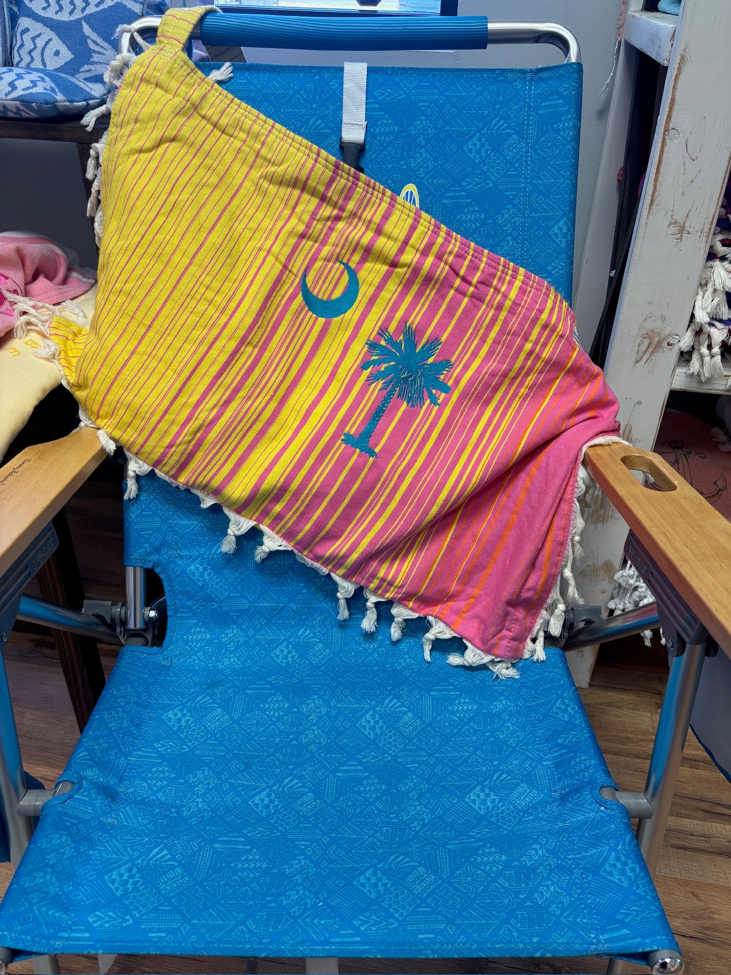 Beachable 3 in 1 Embroidered Beach Bag