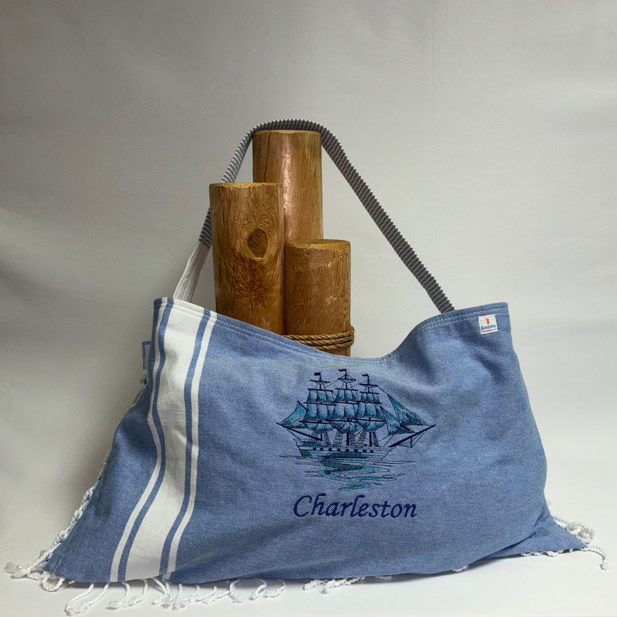 Sac de plage Beachable 3 en 1 en coton turc à prix spécial