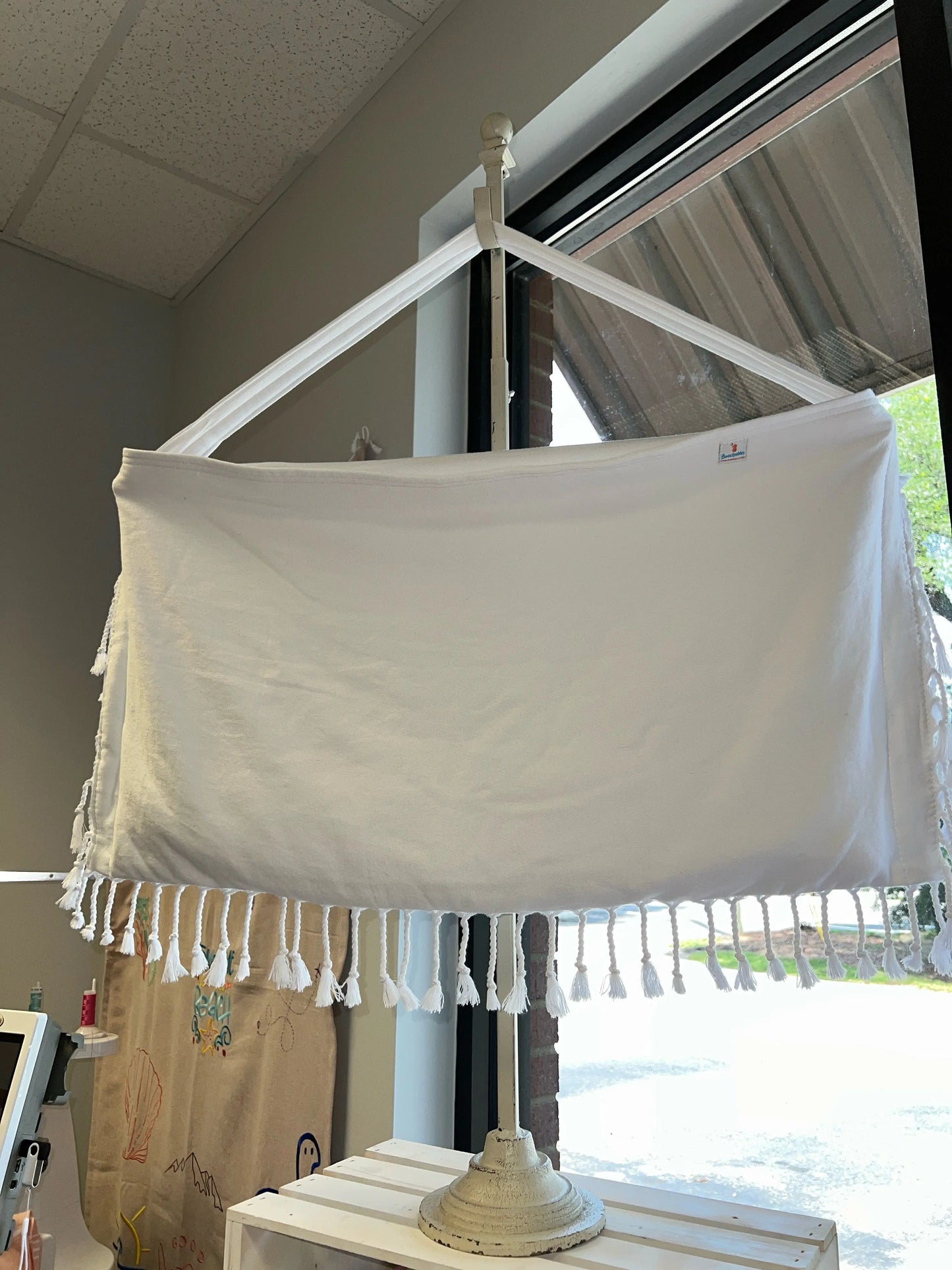 Solid 3‑in‑1 Turkish Cotton Beach Bag Beachables