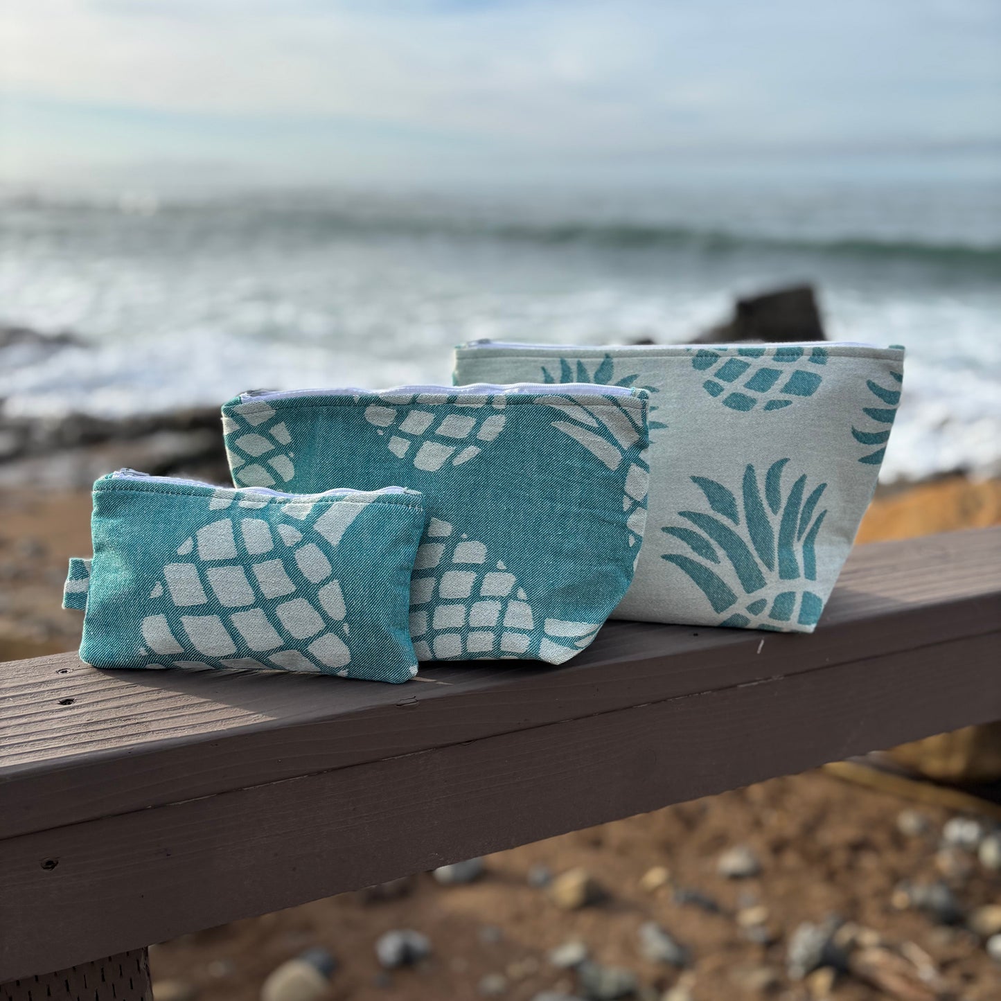 Pineapple Zipper Bags