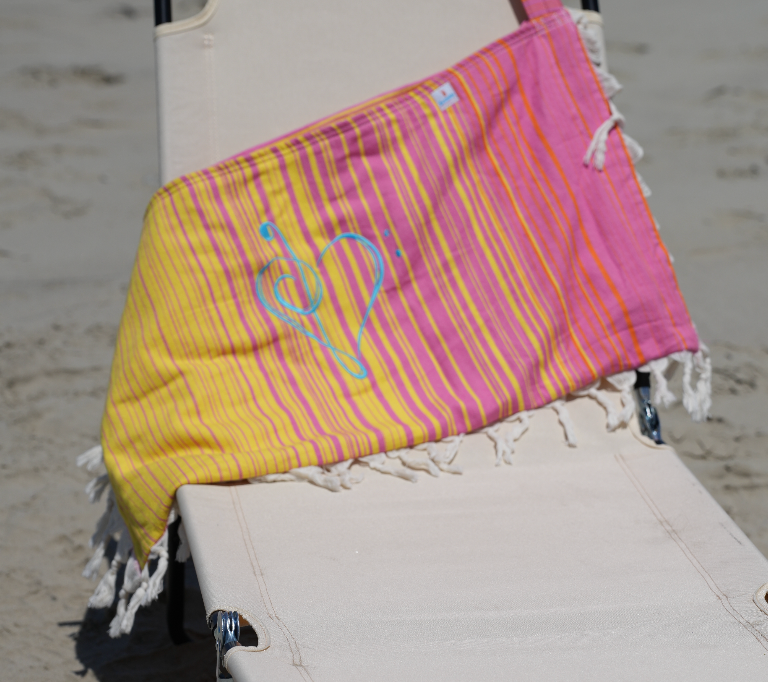 Beachable 3 in 1 Embroidered Turkish Cotton Tote