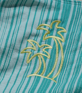 Beachable 3 in 1 Embroidered Turkish Cotton Tote
