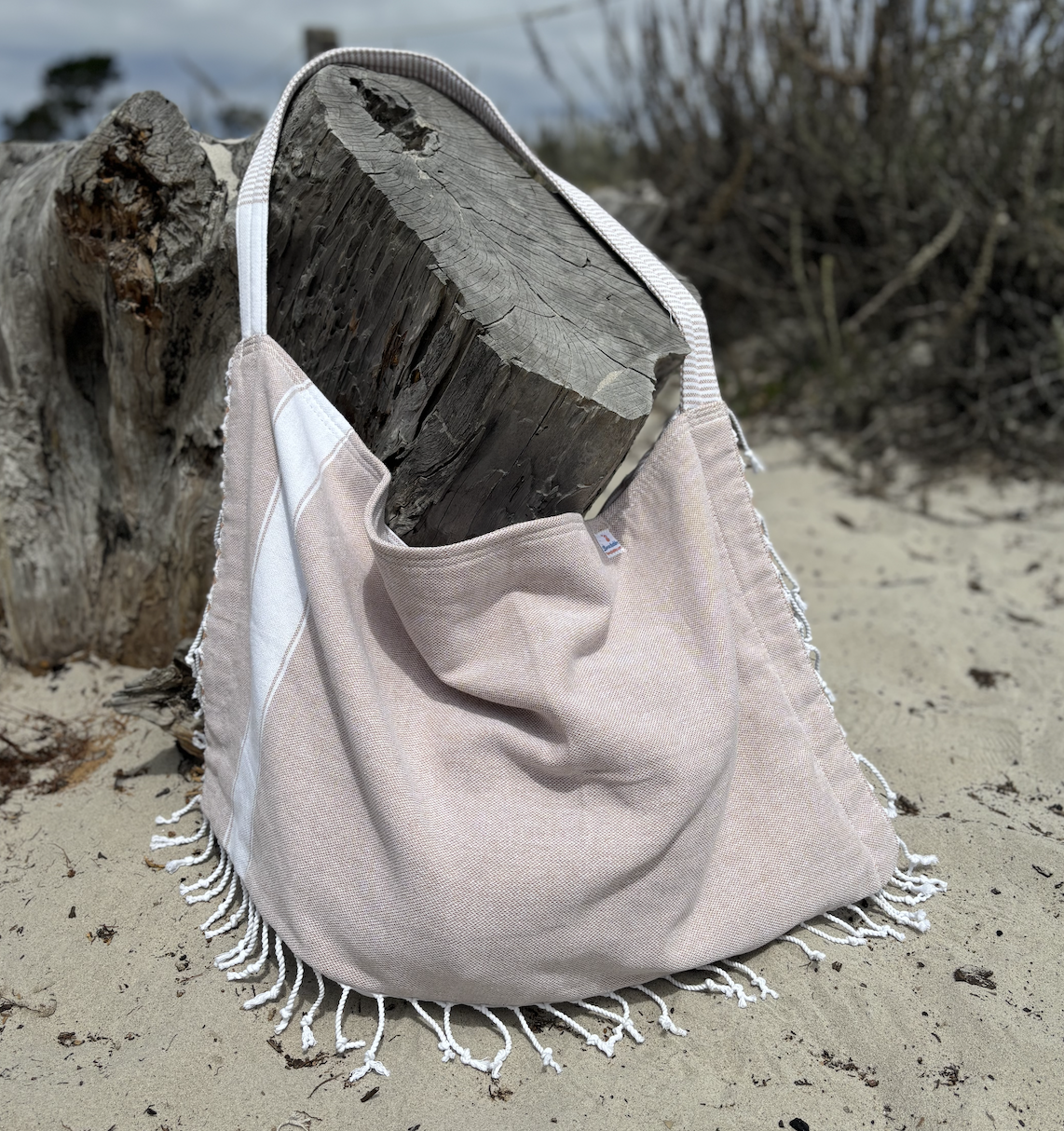 Beachable 3 in 1 Signature Solid Turkish Cotton Tote
