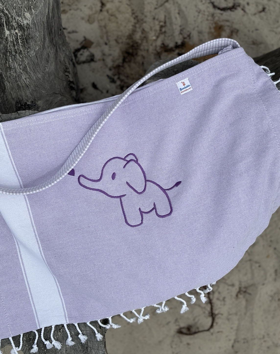 Beachable 3 in 1 Embroidered Turkish Cotton Tote