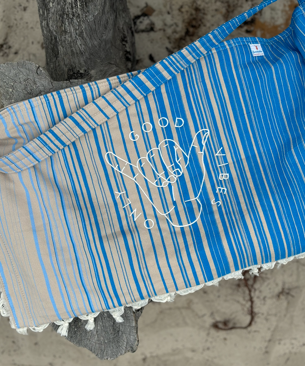 Beachable 3 in 1 Embroidered Turkish Cotton Tote