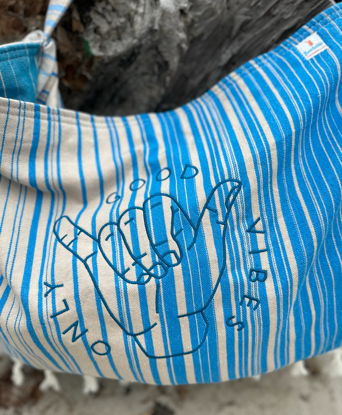 Beachable 3 in 1 Embroidered Turkish Cotton Tote