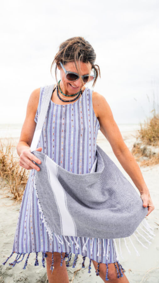 Beachable 3 in 1 Signature Solid Turkish Cotton Tote