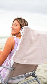 Make It Mine Tan Signature Beachable Bag
