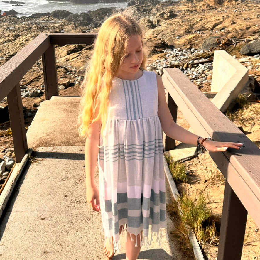 Lizzy Dress in Sea Salt