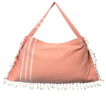 Make It Mine Coral Signature Beachable Bag