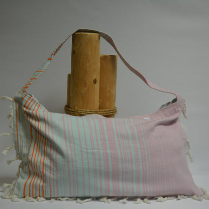 3 in 1 Turkish Cotton Beach Bag, Towel and Chair Cover