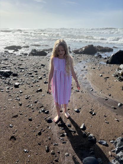Lizzy Dress in Flamingo