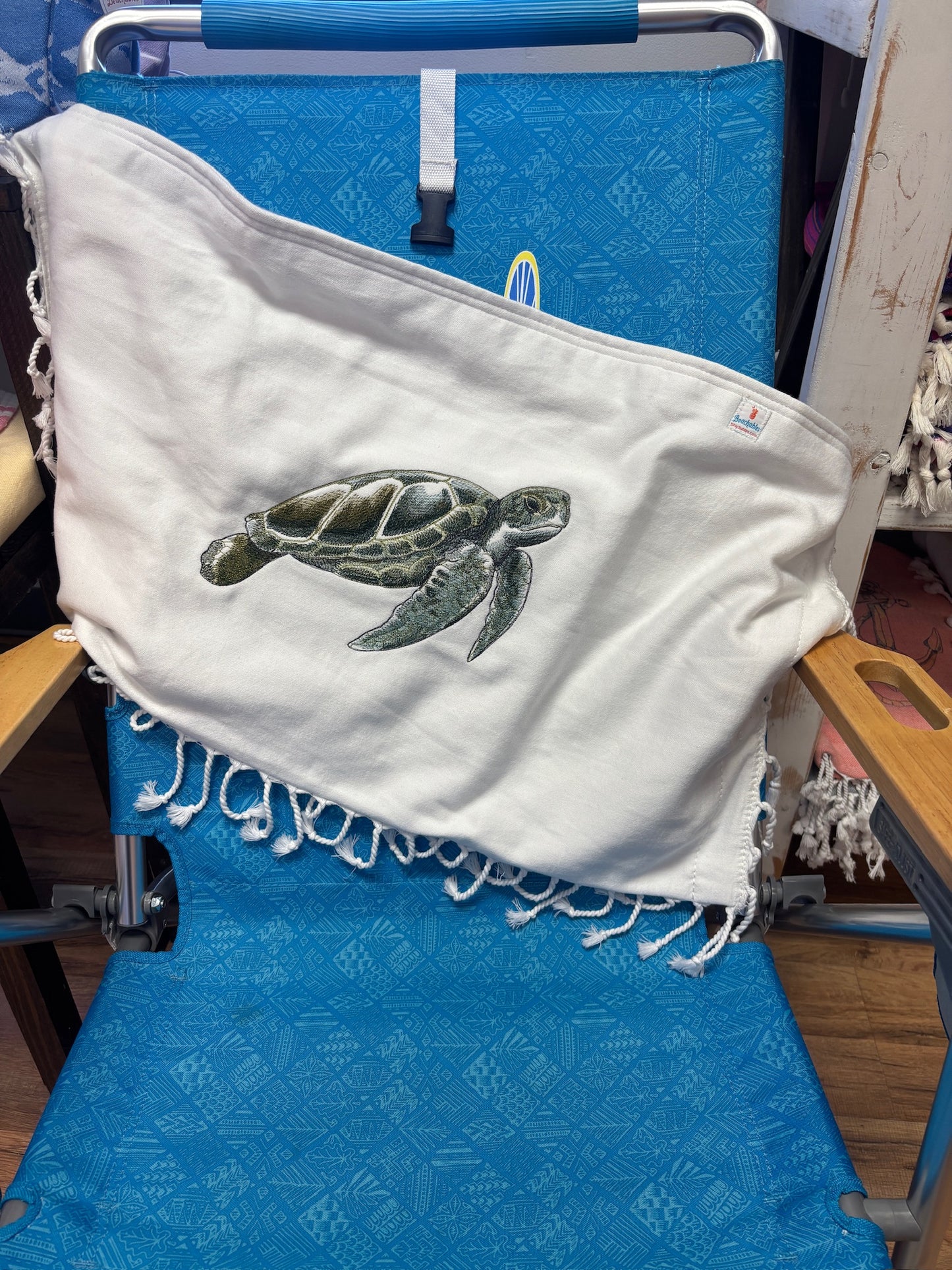 Beachable 3 in 1 Embroidered Beach Bag