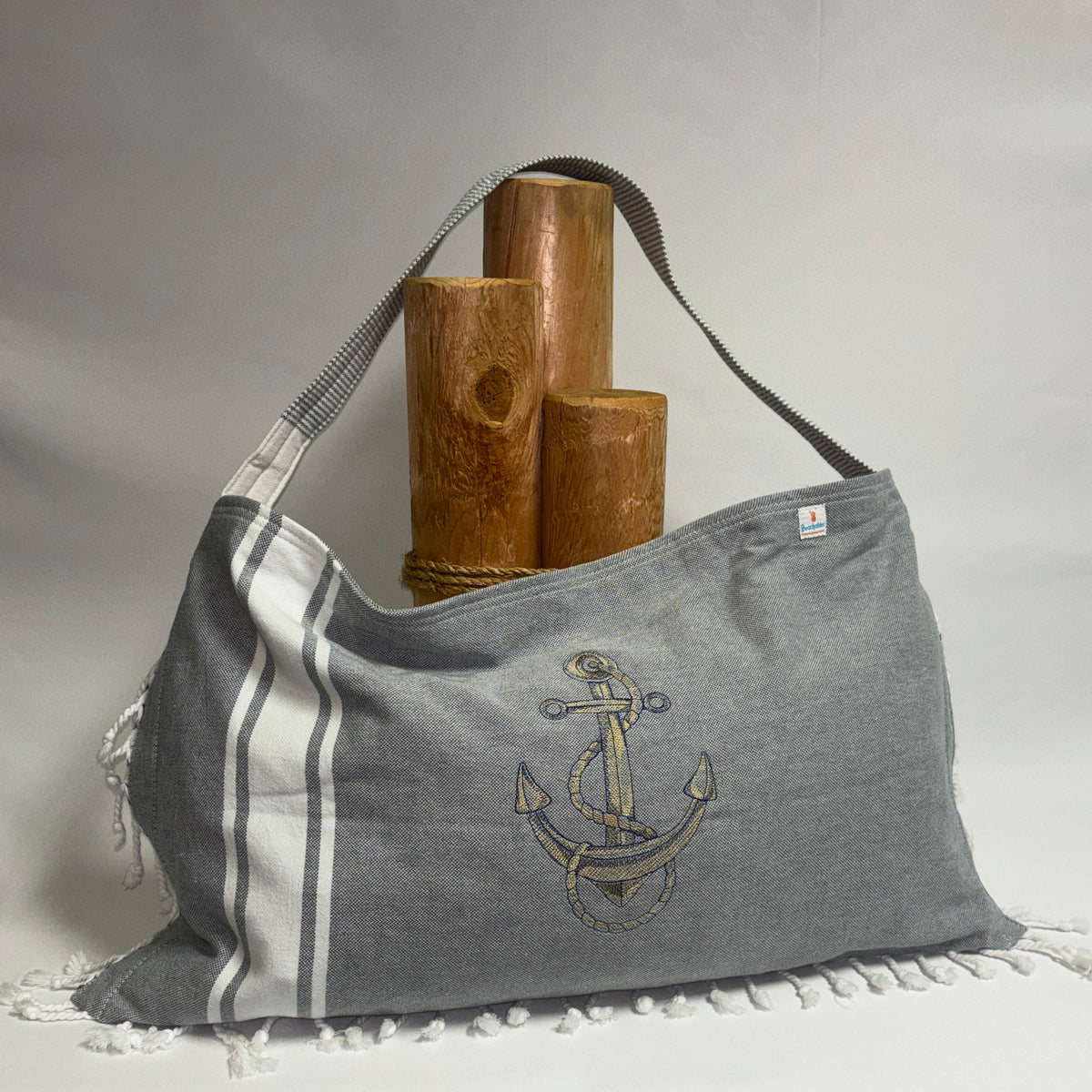 Sac de plage Beachable 3 en 1 en coton turc à prix spécial
