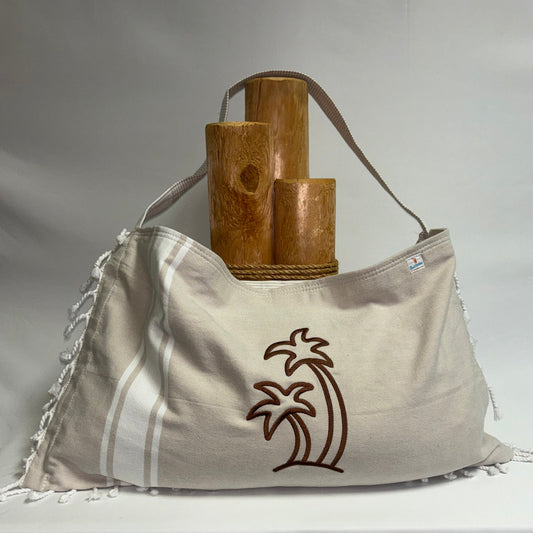 Bolsa de playa de algodón turco 3 en 1 a precio especial