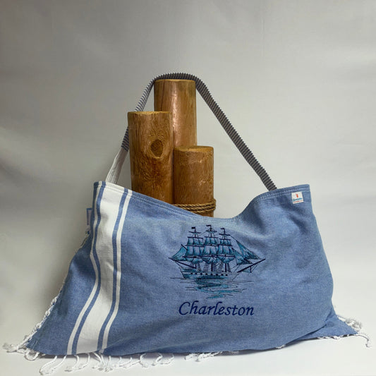Bolsa de playa de algodón turco 3 en 1 a precio especial