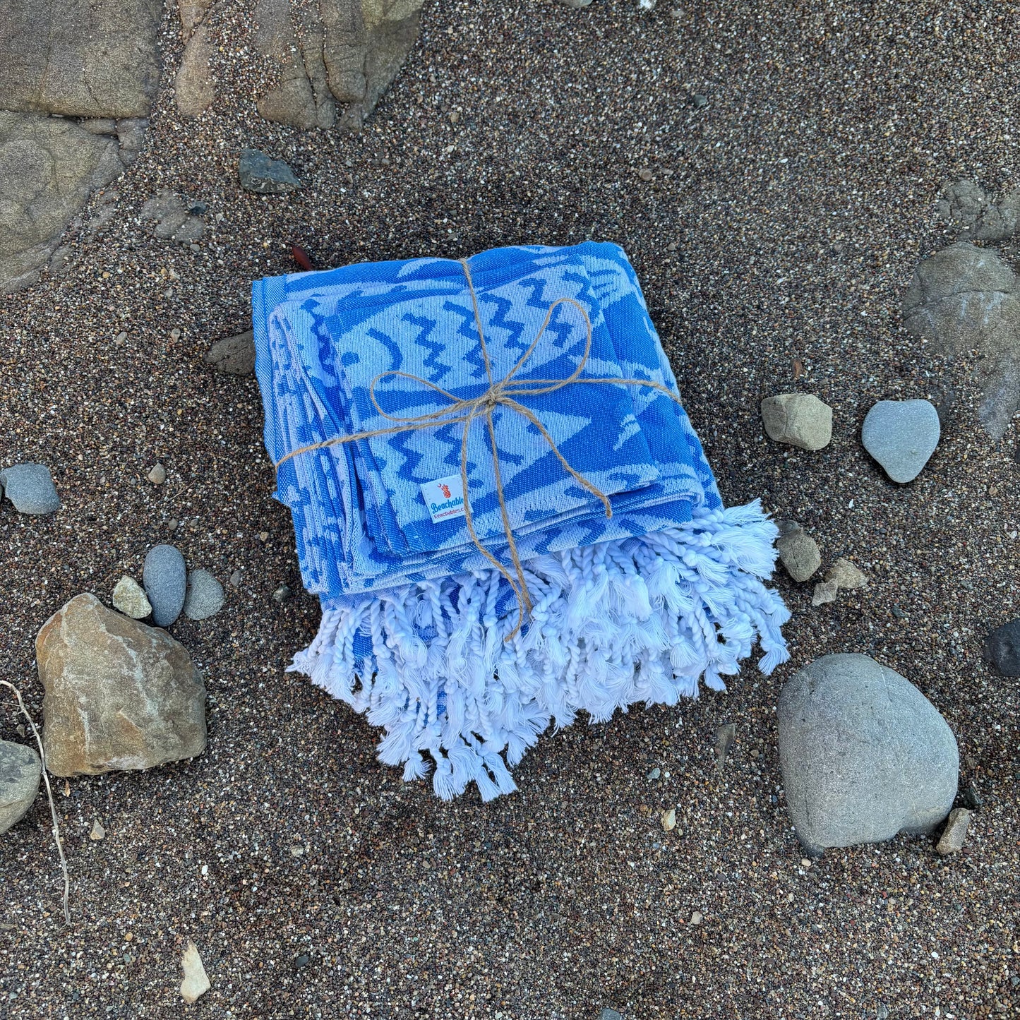 Turkish Towel Pack-Blue Fish