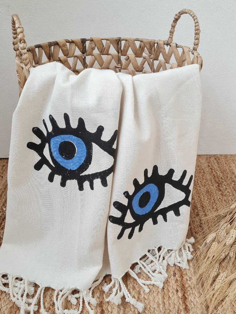 Evil Eye Turkish Towel