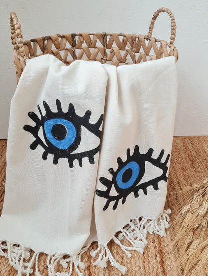 Evil Eye Turkish Towel