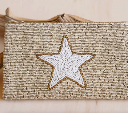 Beach Star Beaded Clutch