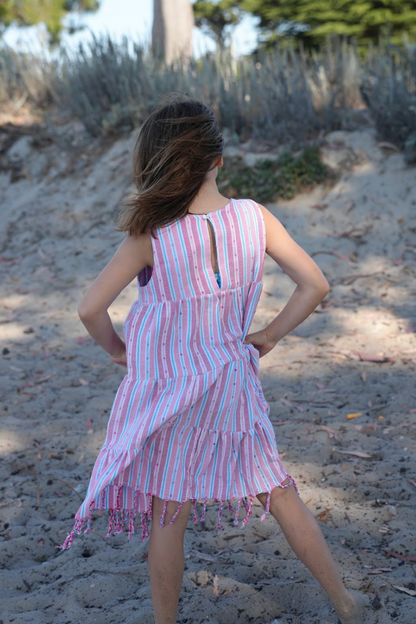 Trinity Dress in Flamingo