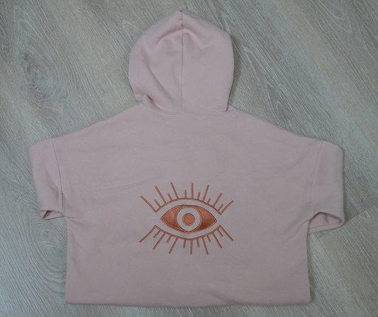 Sweatshirt Hoodie with Evil Eye graphic