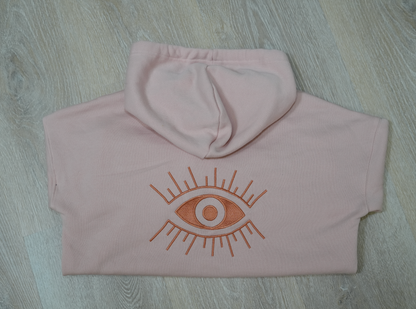 Sweatshirt Hoodie with Evil Eye graphic