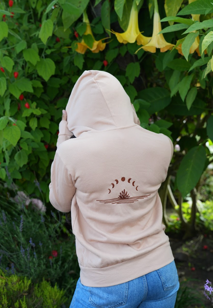 Desert Moon Zip-Up Hoodie