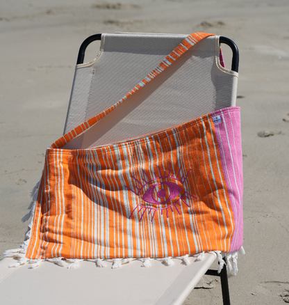 Evil Eye on Isle of Palms Pink & Orange