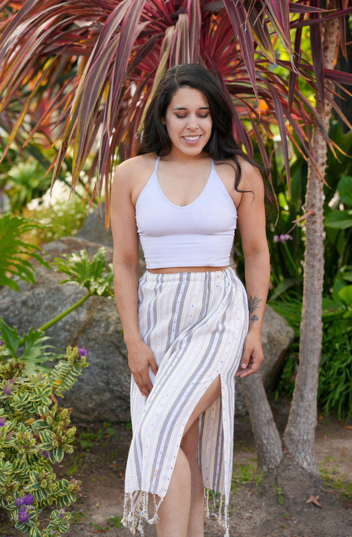 The Midi Skirt in Island