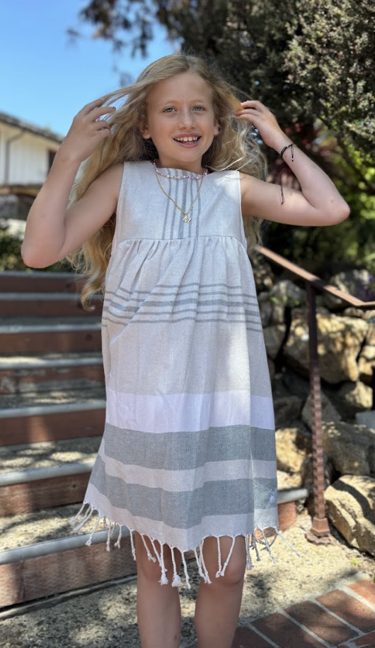 Lizzy Dress in Sea Salt