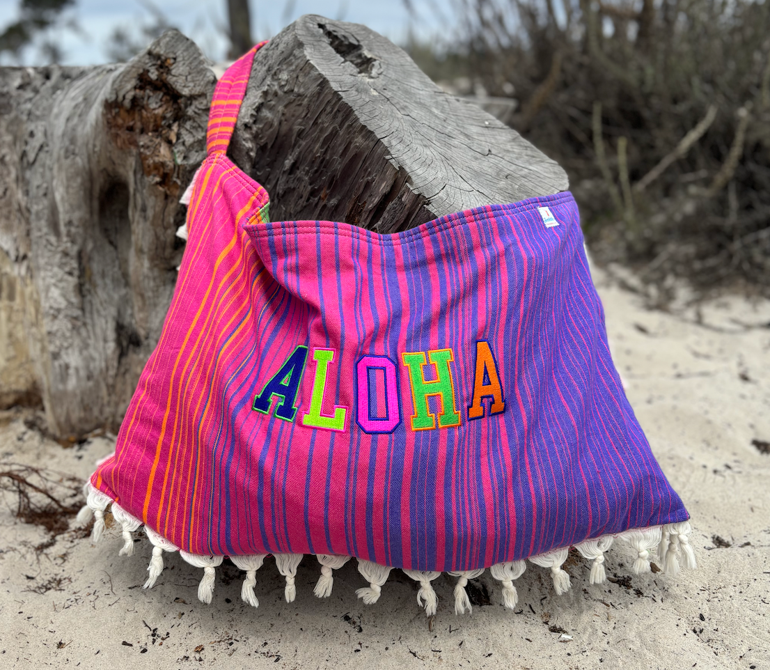 The "Aloha" Embroidered Bag