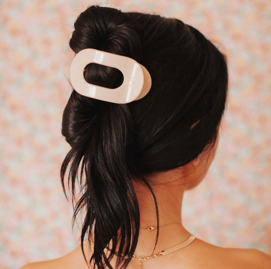 Round Flat Hair Clip