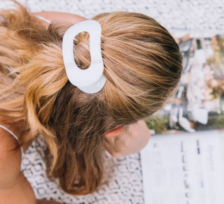 Round Flat Hair Clip