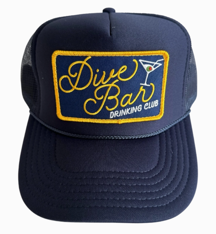 Dive Bar Drinking Club Patch Hat