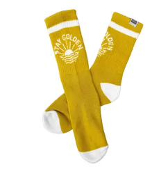 Stay Golden Crew Socks