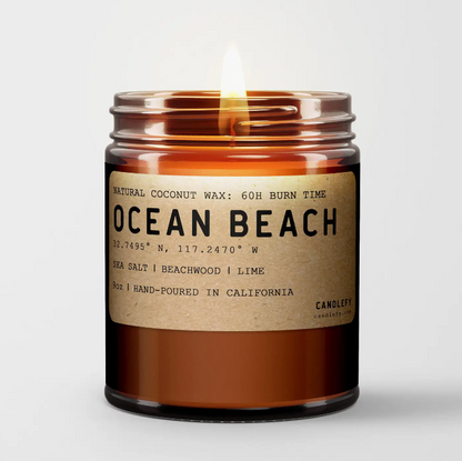 Ocean Beach Candle