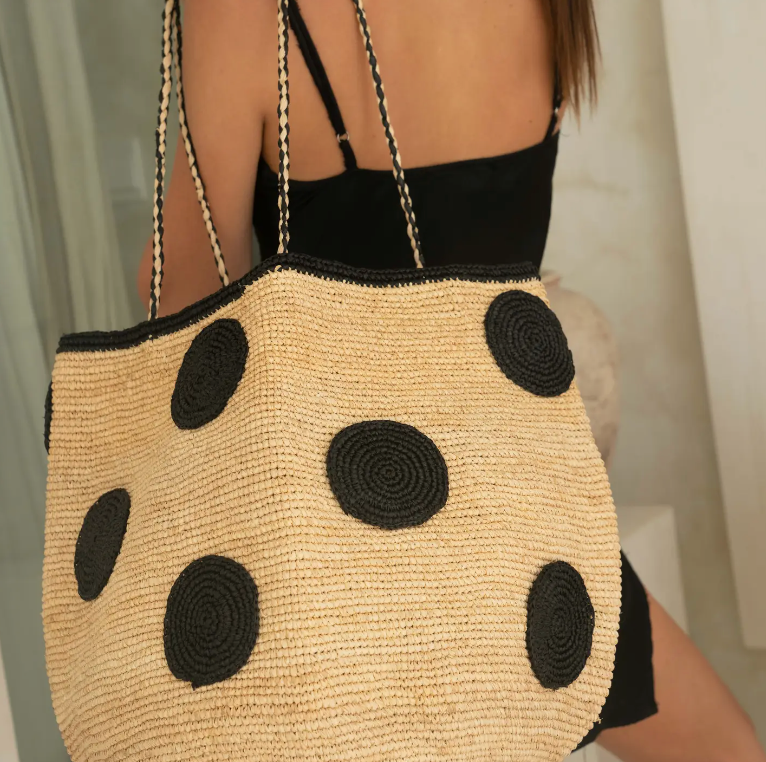 Biscotty Dot Tote Bag