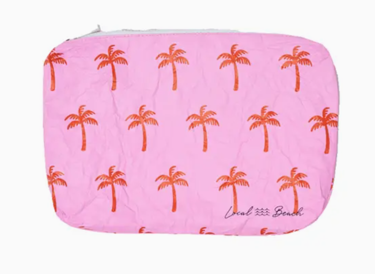 Neon Palms Water Resistant Tyvek Printed Pouch