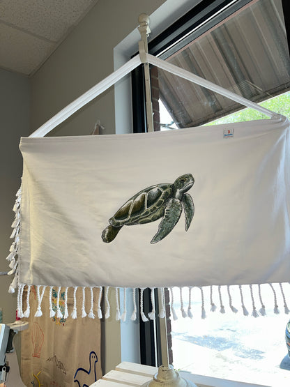 Beachable 3 in 1 Embroidered Beach Bag