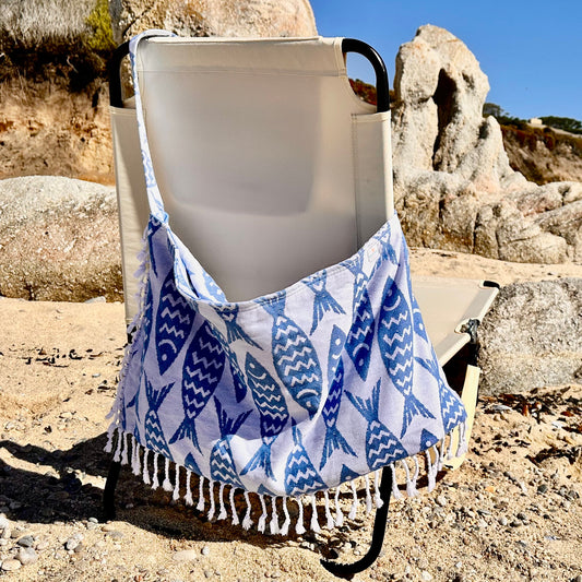 Pattern 3‑in‑1 Turkish Cotton Beach Bag